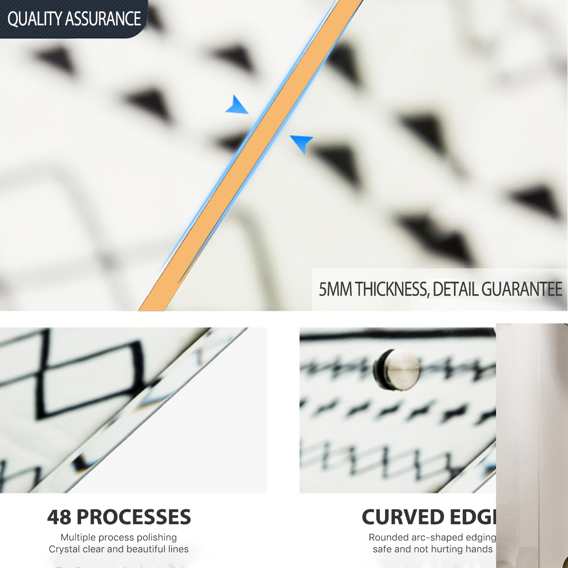 HomeRoots Minimal Gold Full-length Mirror with Stand