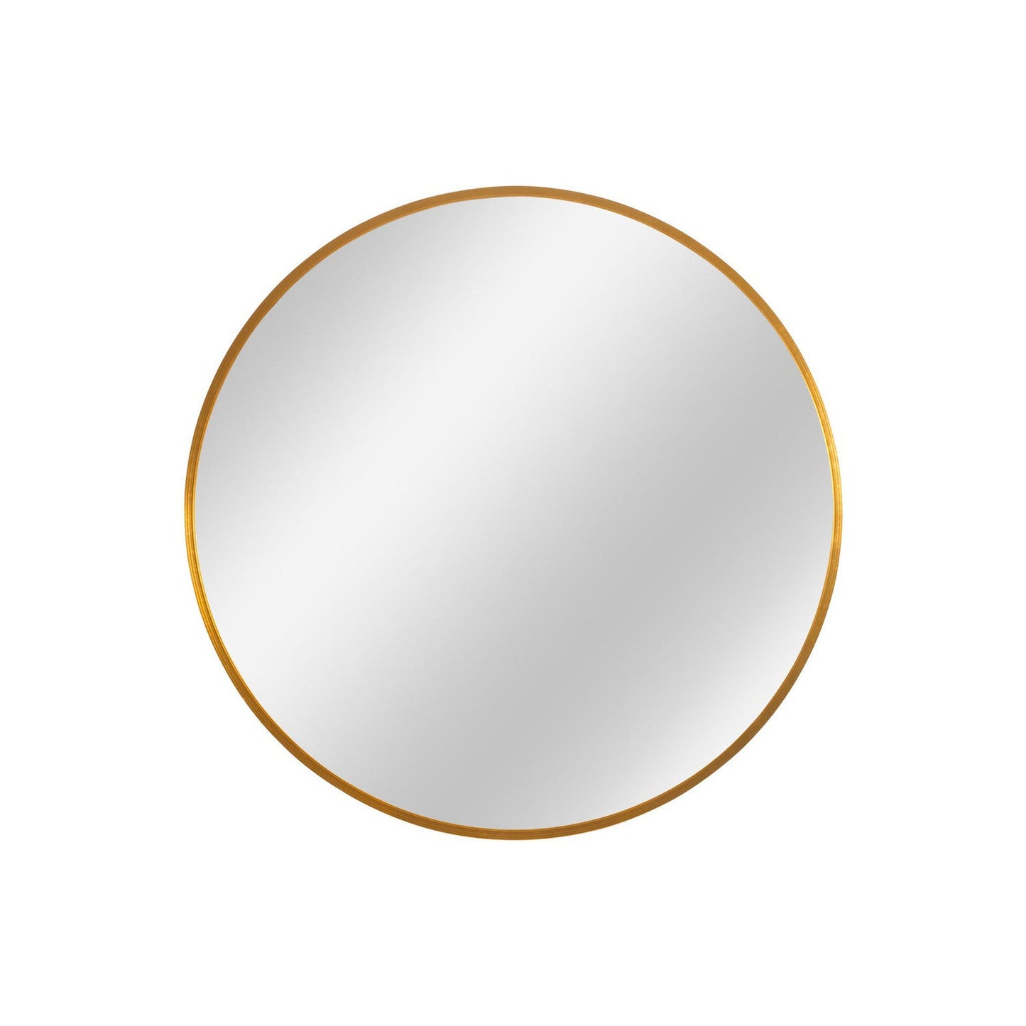 HomeRoots Minimal Gold Round Wall Mirror