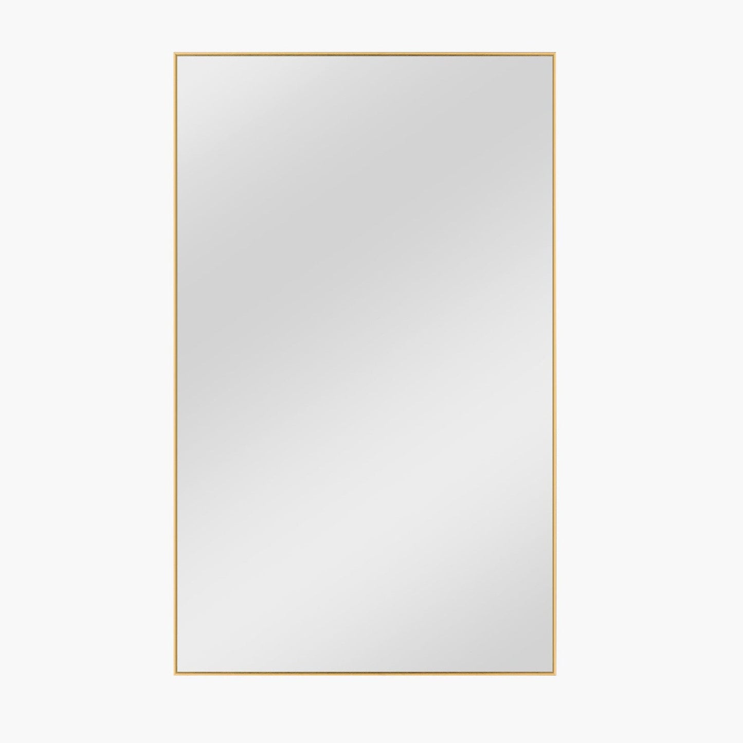 HomeRoots Minimal Metal Framed Bathroom Vanity Mirror