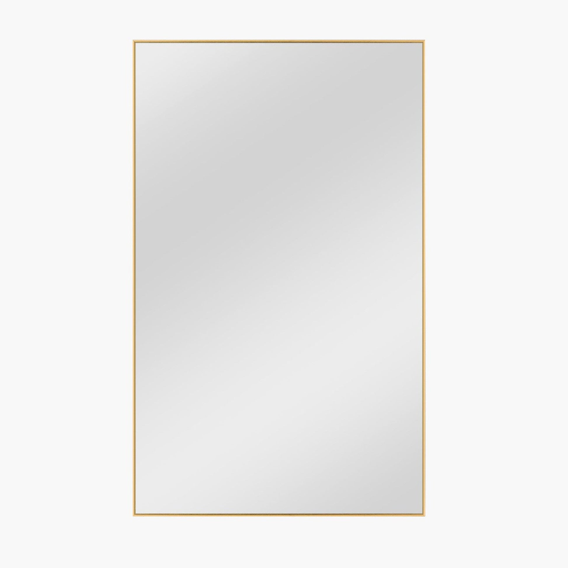 HomeRoots Minimal Metal Framed Bathroom Vanity Mirror