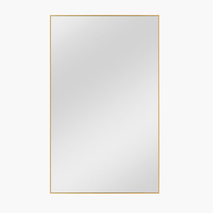 HomeRoots Minimal Metal Framed Bathroom Vanity Mirror