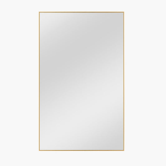 HomeRoots Minimal Metal Framed Bathroom Vanity Mirror