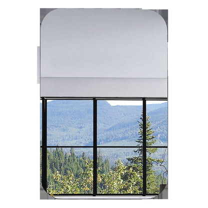 HomeRoots Modern Curved Corner Wall Mirror