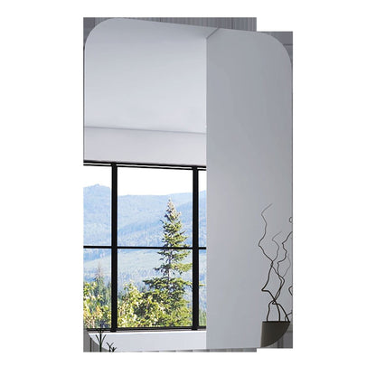 HomeRoots Modern Curved Corner Wall Mirror