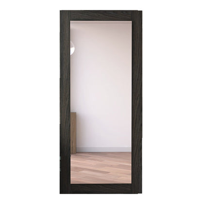 HomeRoots Modern Espresso Wood Wall Mirror