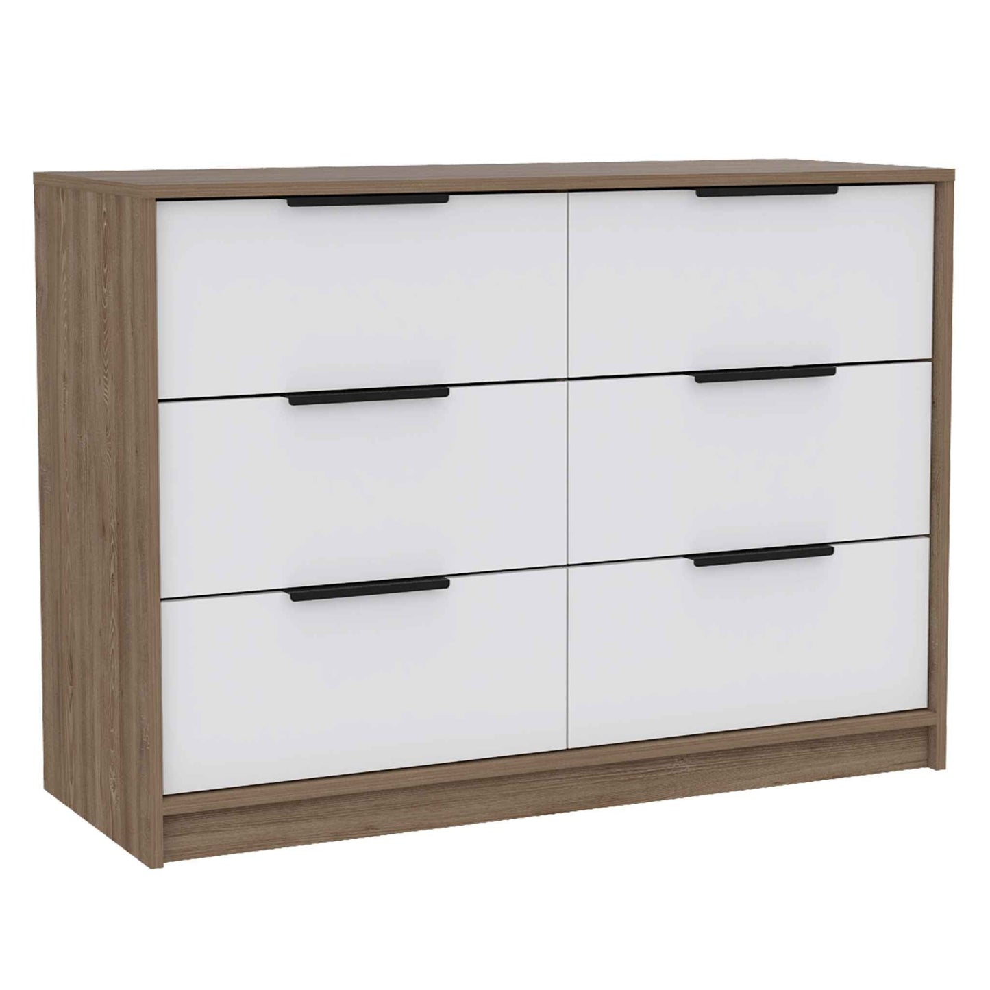 HomeRoots Modern Rustic White And Natural Dresser