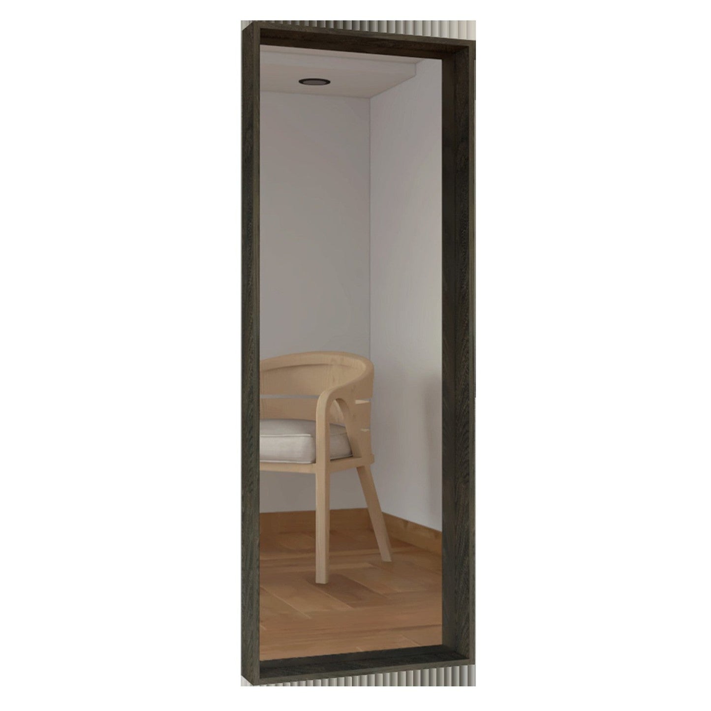 HomeRoots Modern Shadow Box Wall Mirror