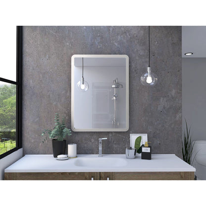 HomeRoots Modern Squoval Shape Wall Mirror