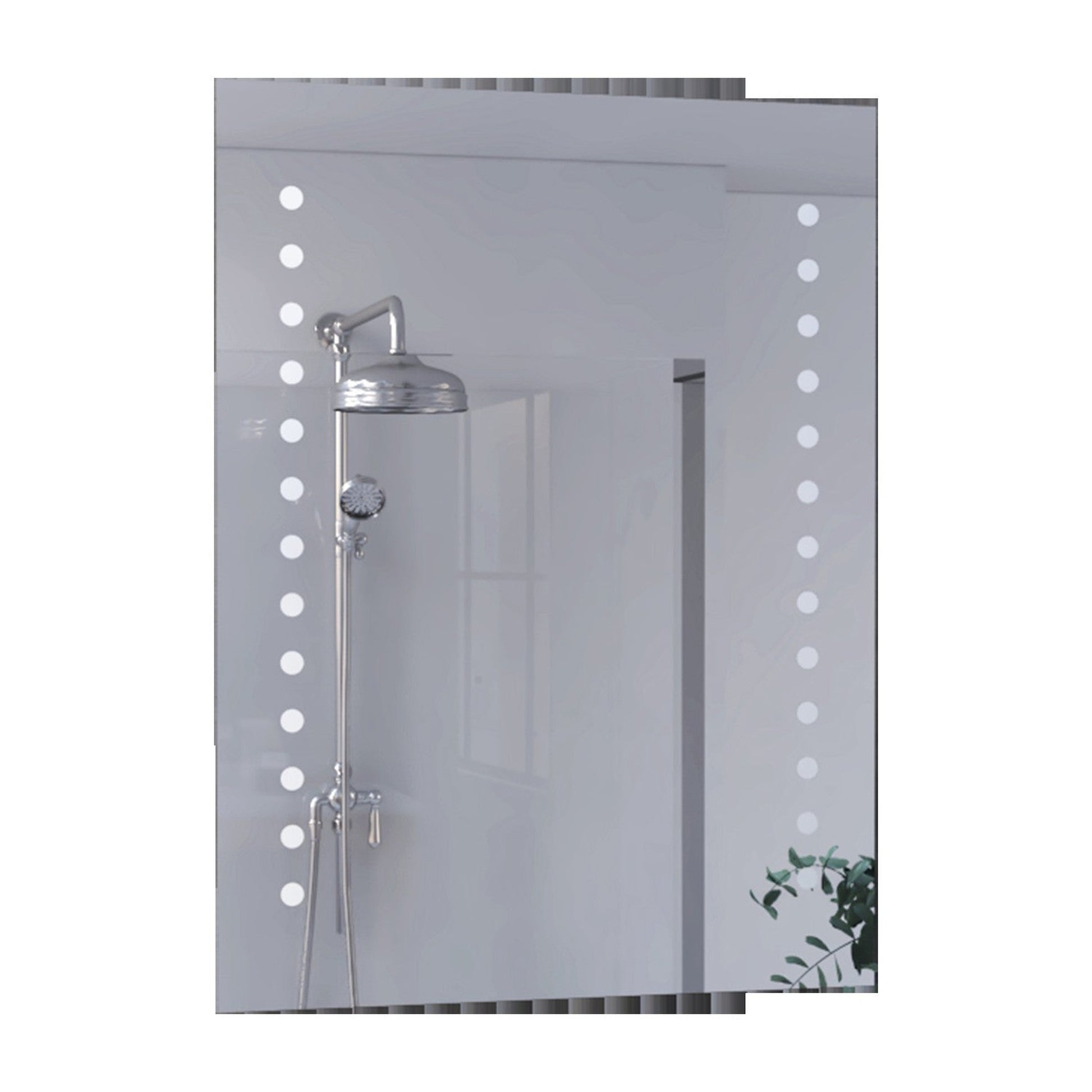 HomeRoots Modern Vertical Dots Design Wall Mirror