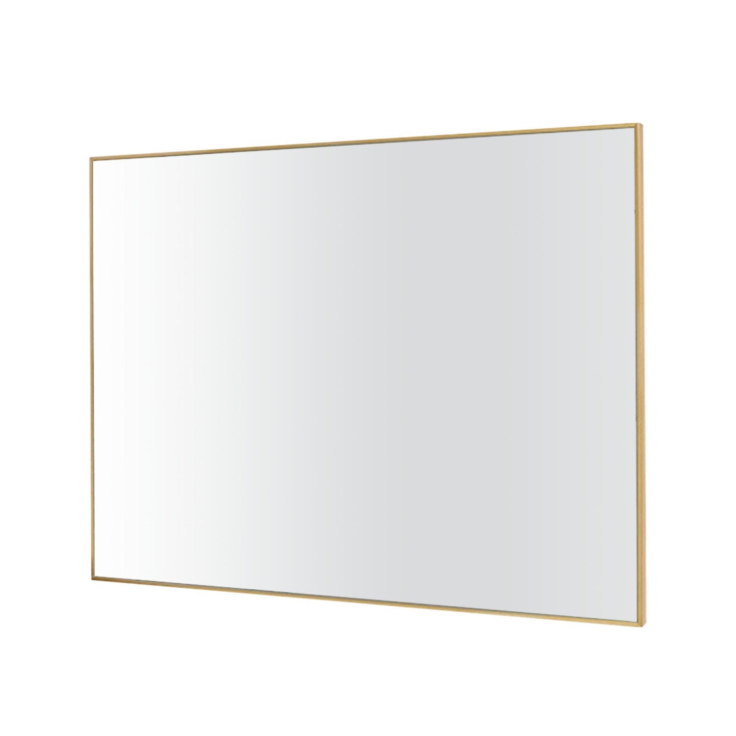 HomeRoots Narrow Gold Rectangular Wall Mirror