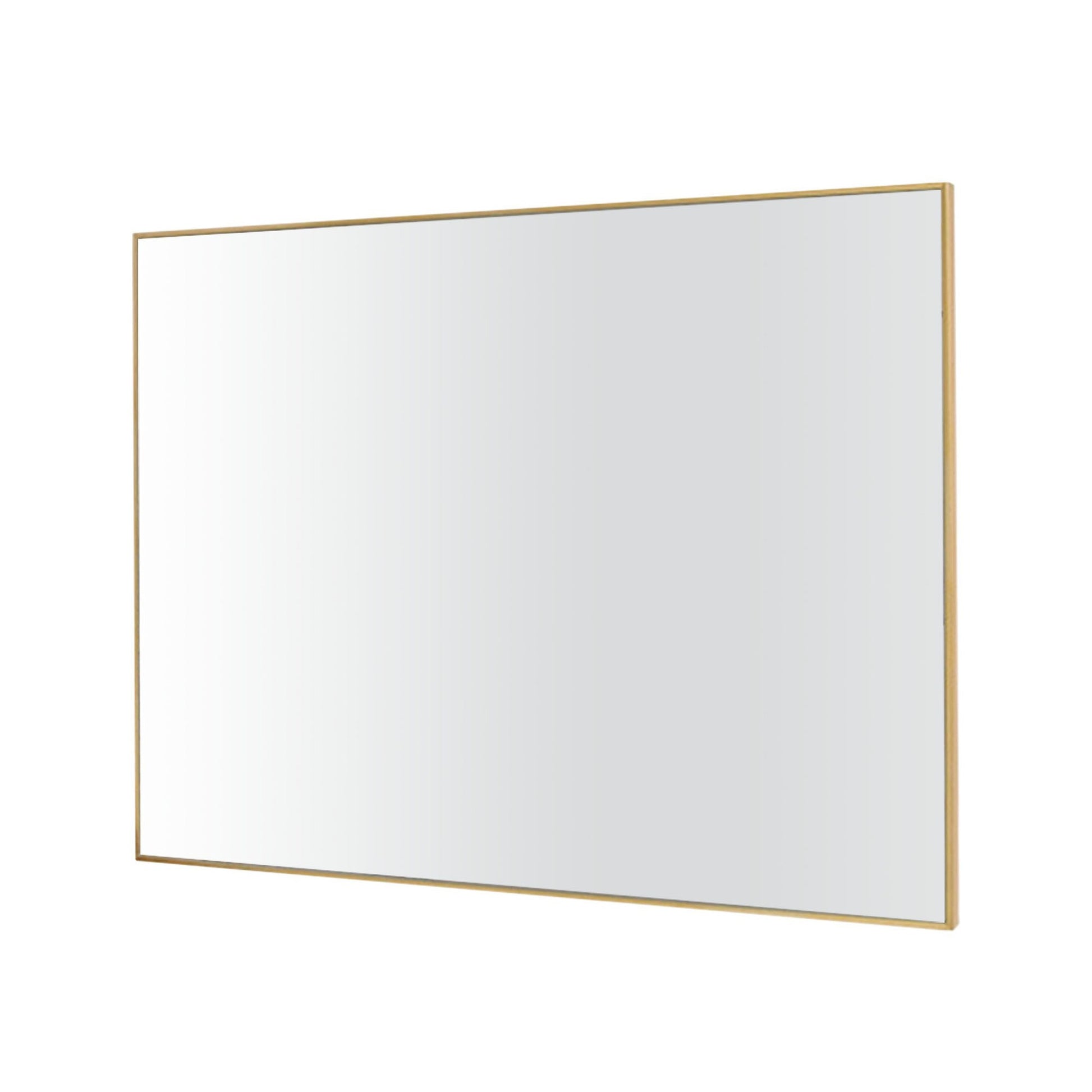 HomeRoots Narrow Gold Rectangular Wall Mirror