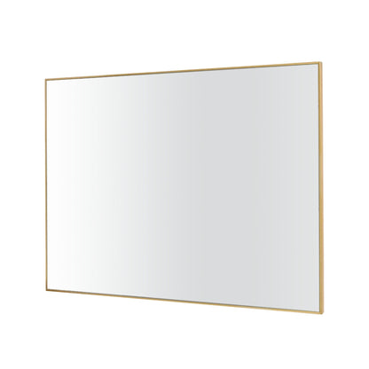 HomeRoots Narrow Gold Rectangular Wall Mirror