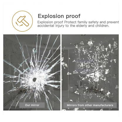 HomeRoots Narrow Gold Rectangular Wall Mirror