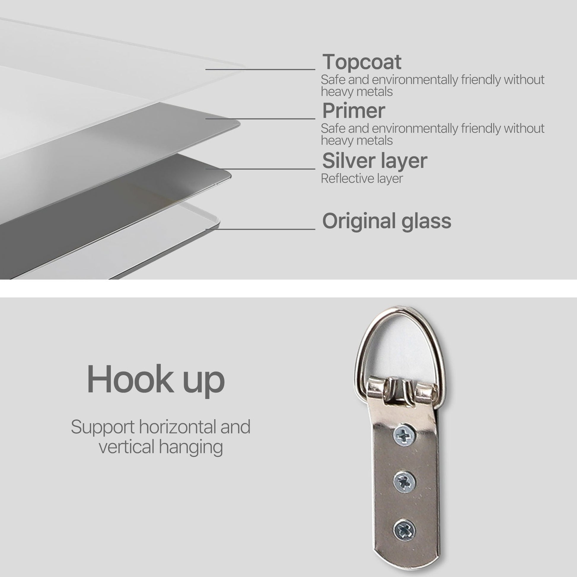 HomeRoots Narrow Gold Rectangular Wall Mirror