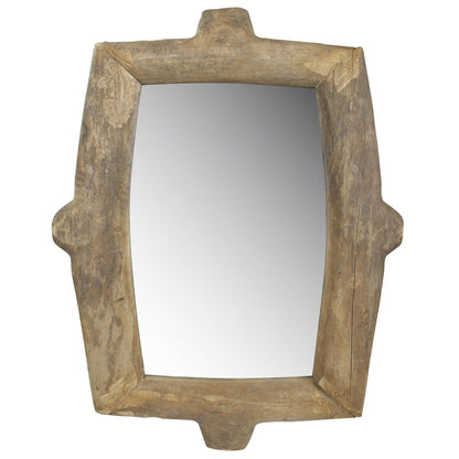 HomeRoots Natural Wooden Wall Mirror
