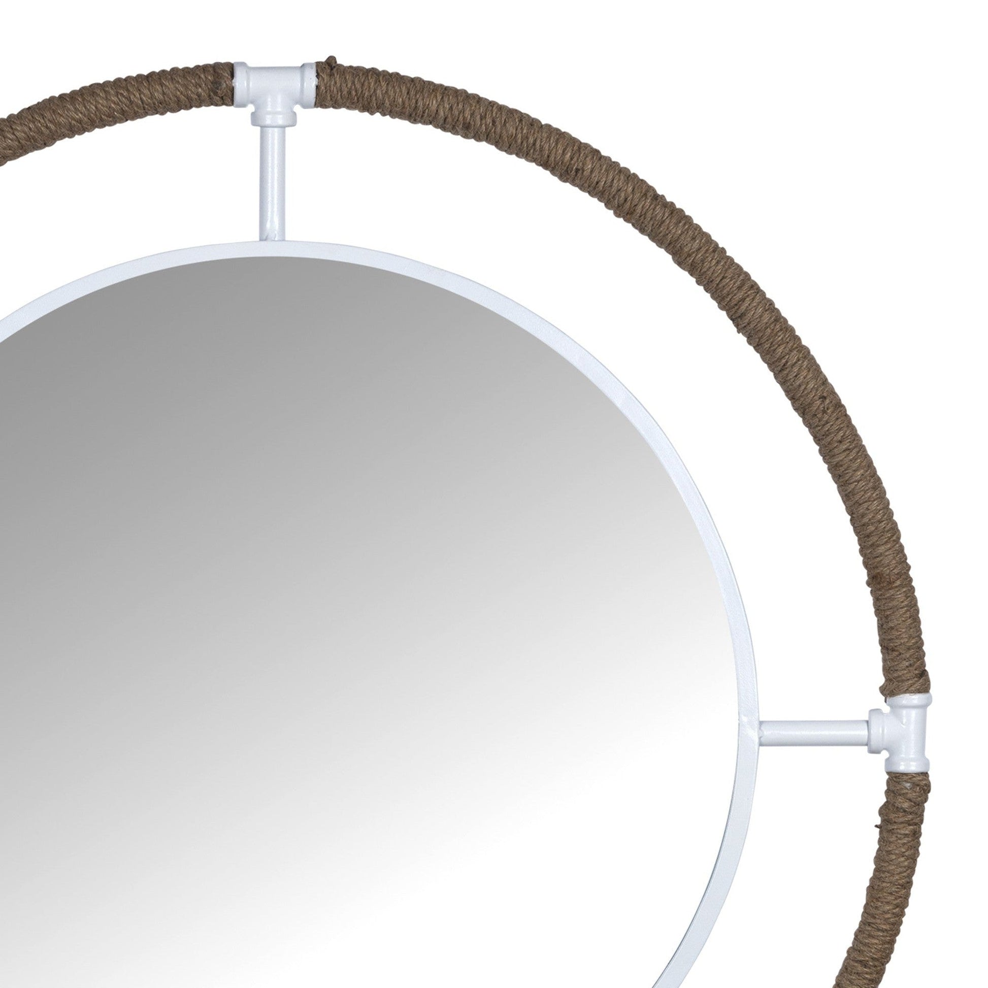 HomeRoots Nautical Round Wall Mirror