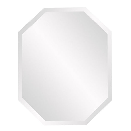 HomeRoots Octagonal Minimalist Frameless Mirror