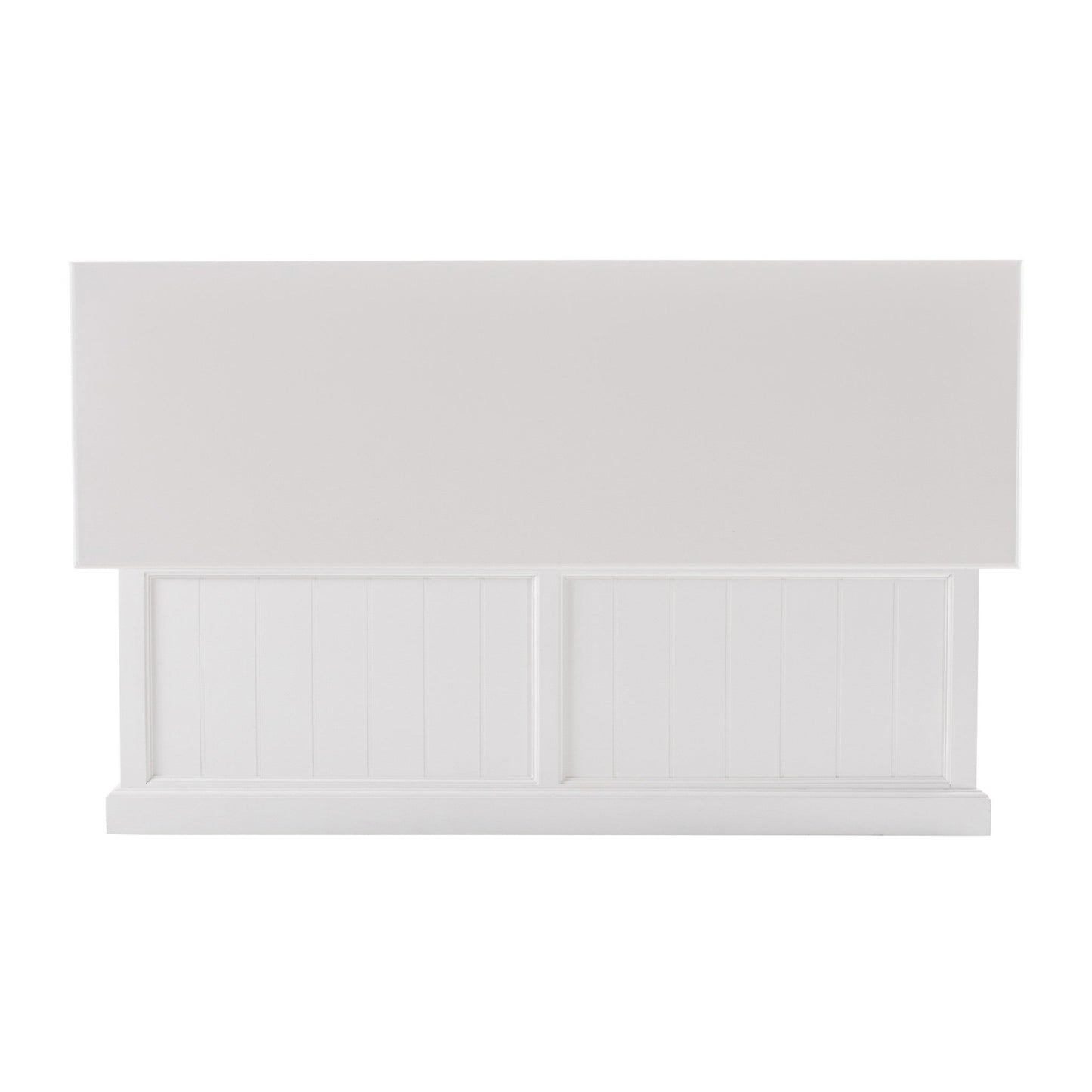 HomeRoots Paneled Storage Chest in Classic White Finish
