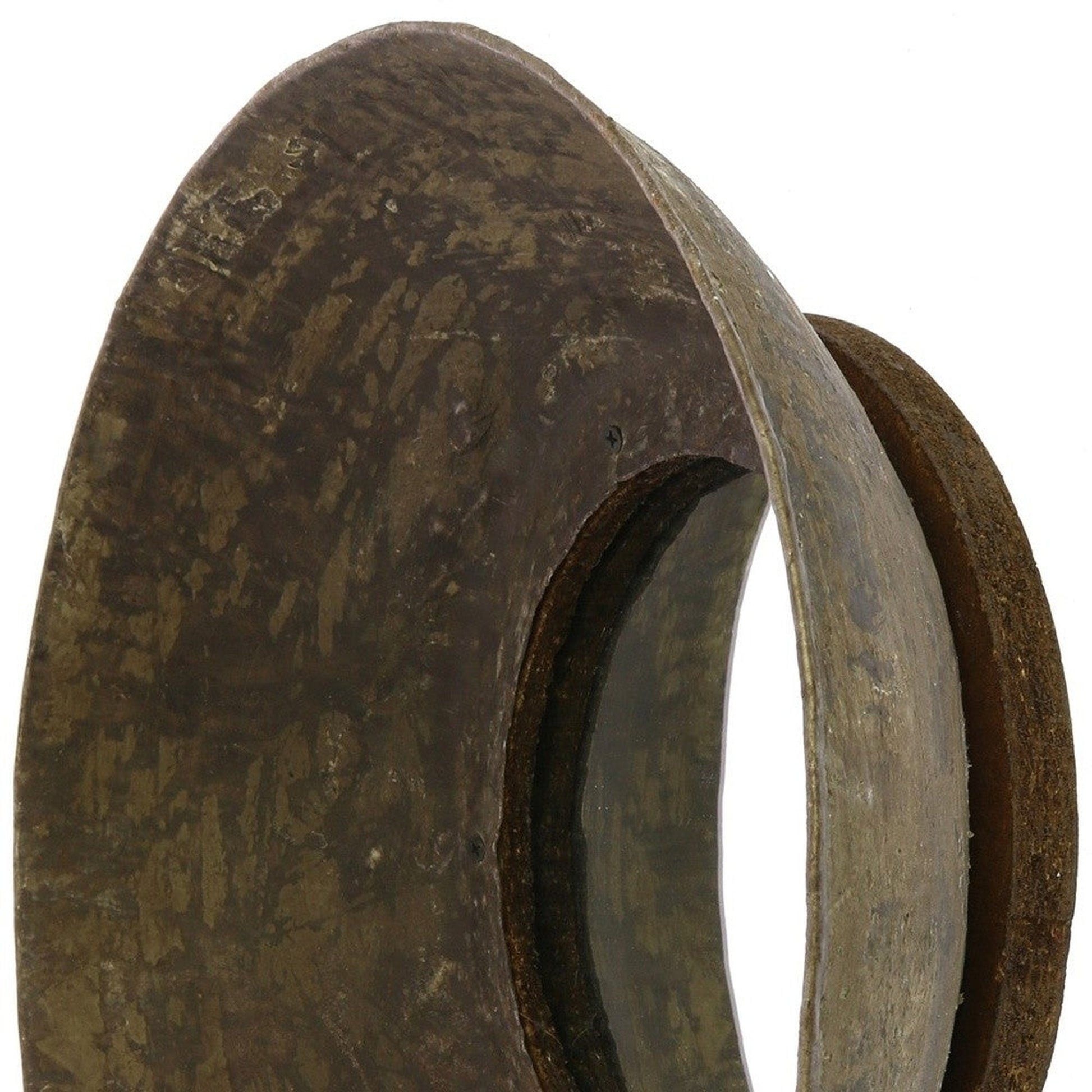 HomeRoots Petite Metal Bowl Wall Mirror