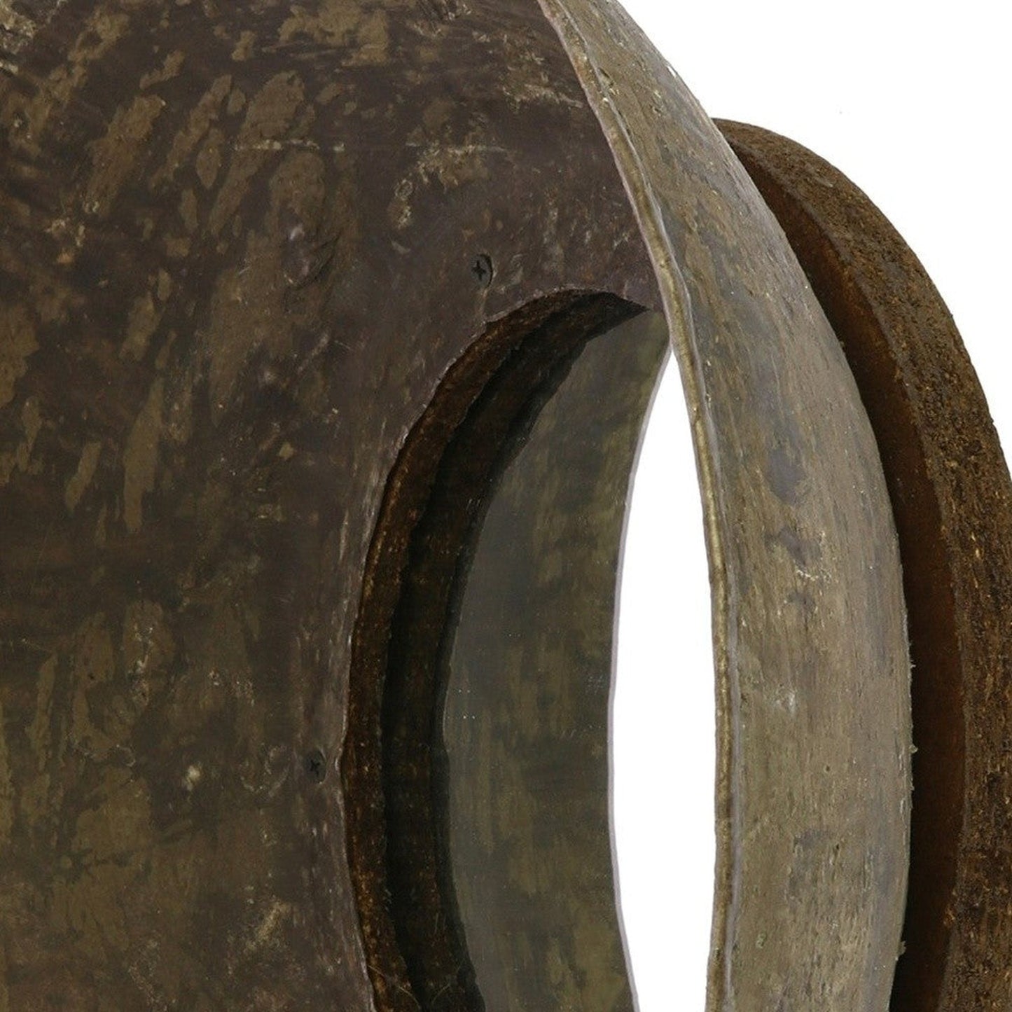 HomeRoots Petite Metal Bowl Wall Mirror