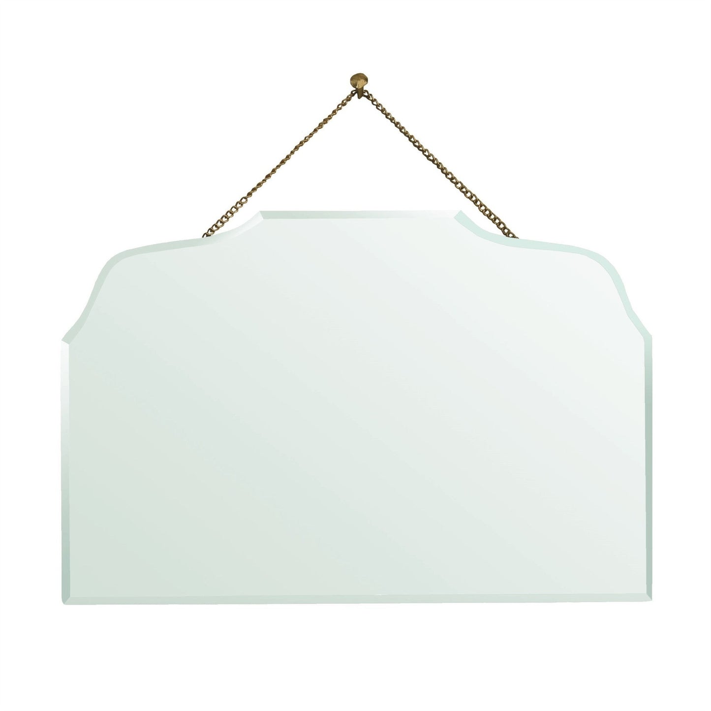 HomeRoots Rectangular Arch Beveled Hanging Mirror