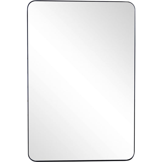 HomeRoots Rectangular Clean Metal Mirror