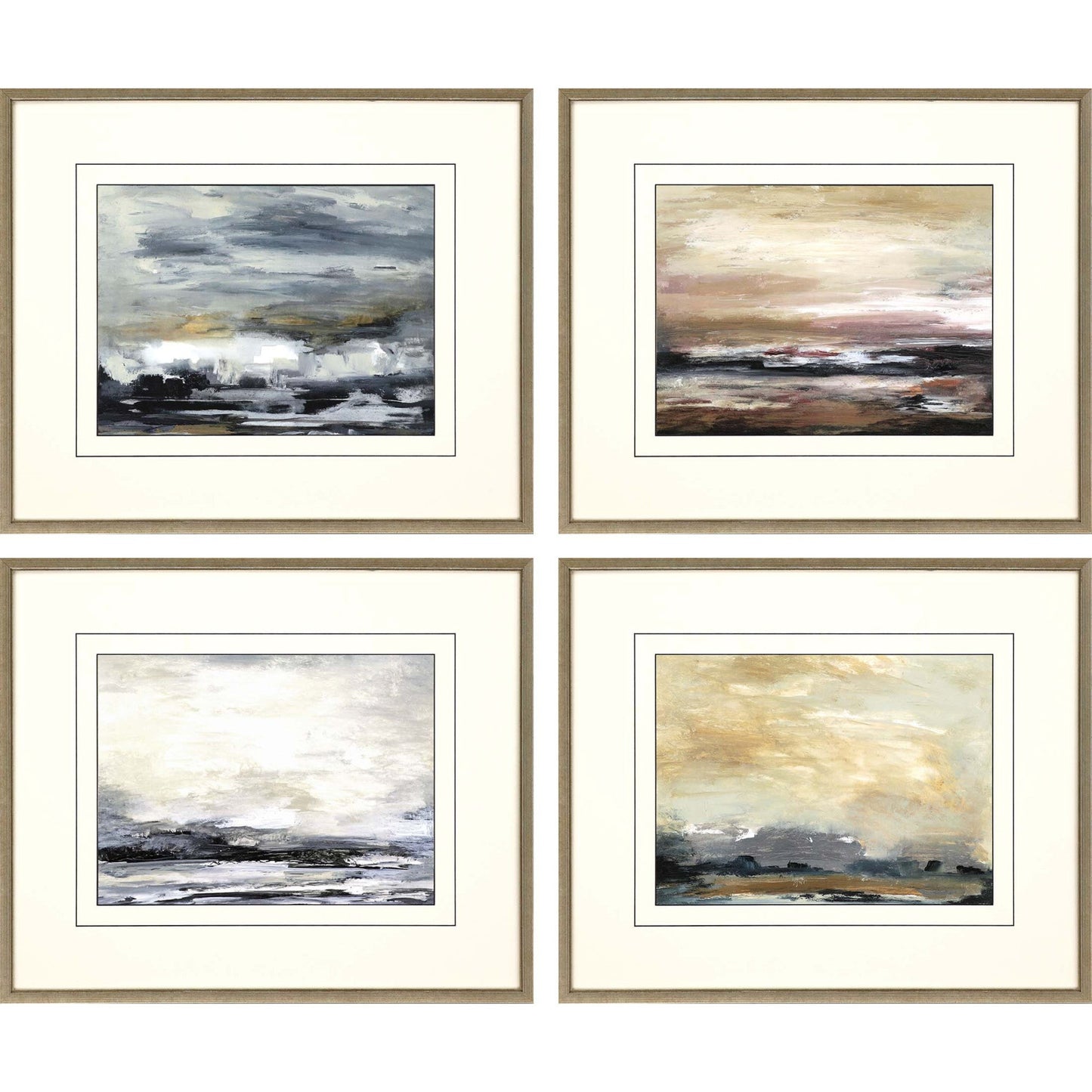 HomeRoots Rectangular Weathered Walnut Stain Strips Mirror