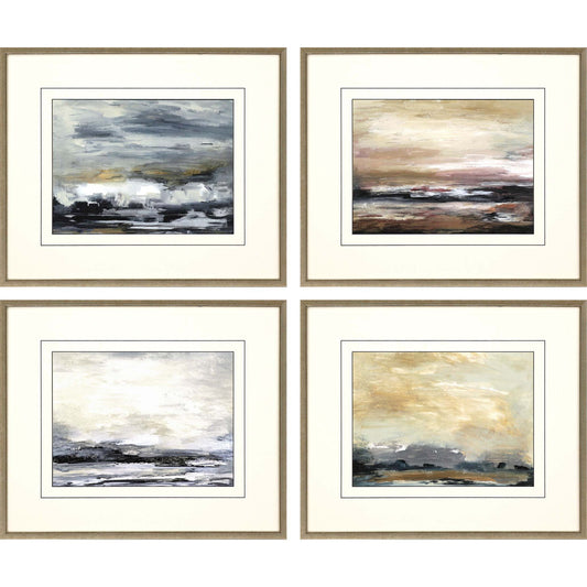 HomeRoots Rectangular Weathered Walnut Stain Strips Mirror