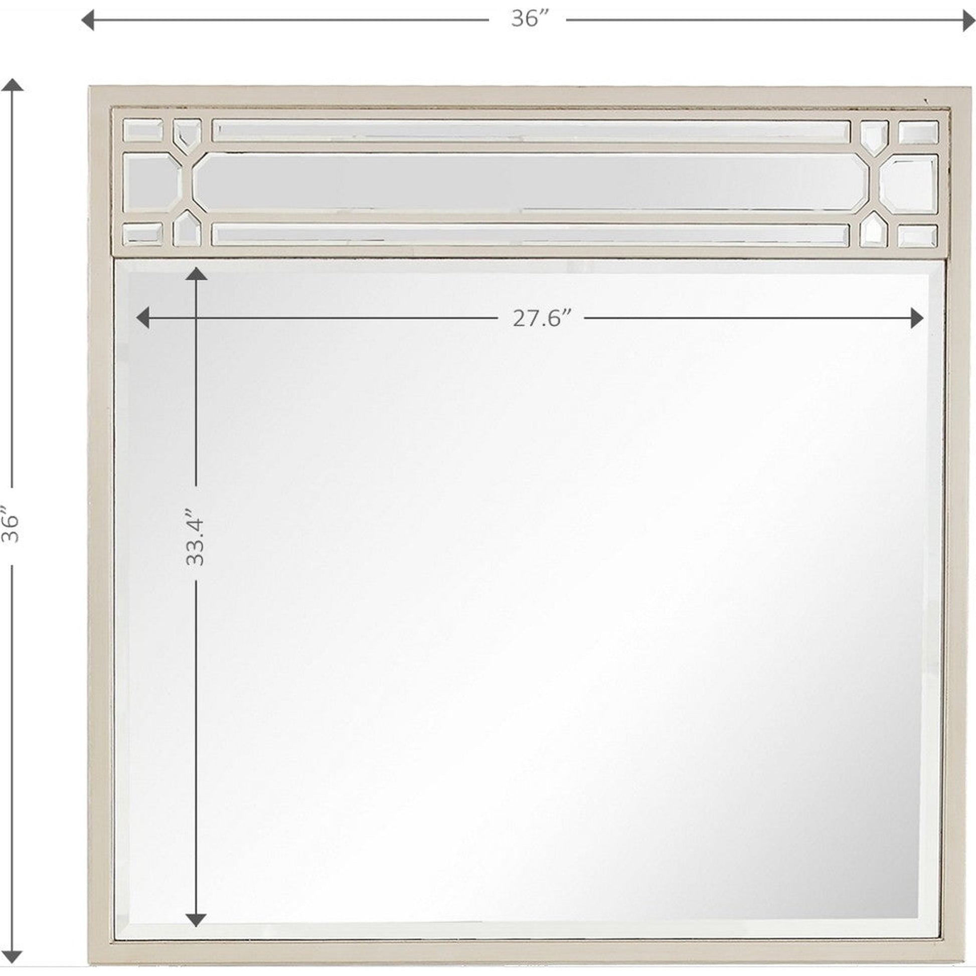 HomeRoots Regal Feel Wall Mirror