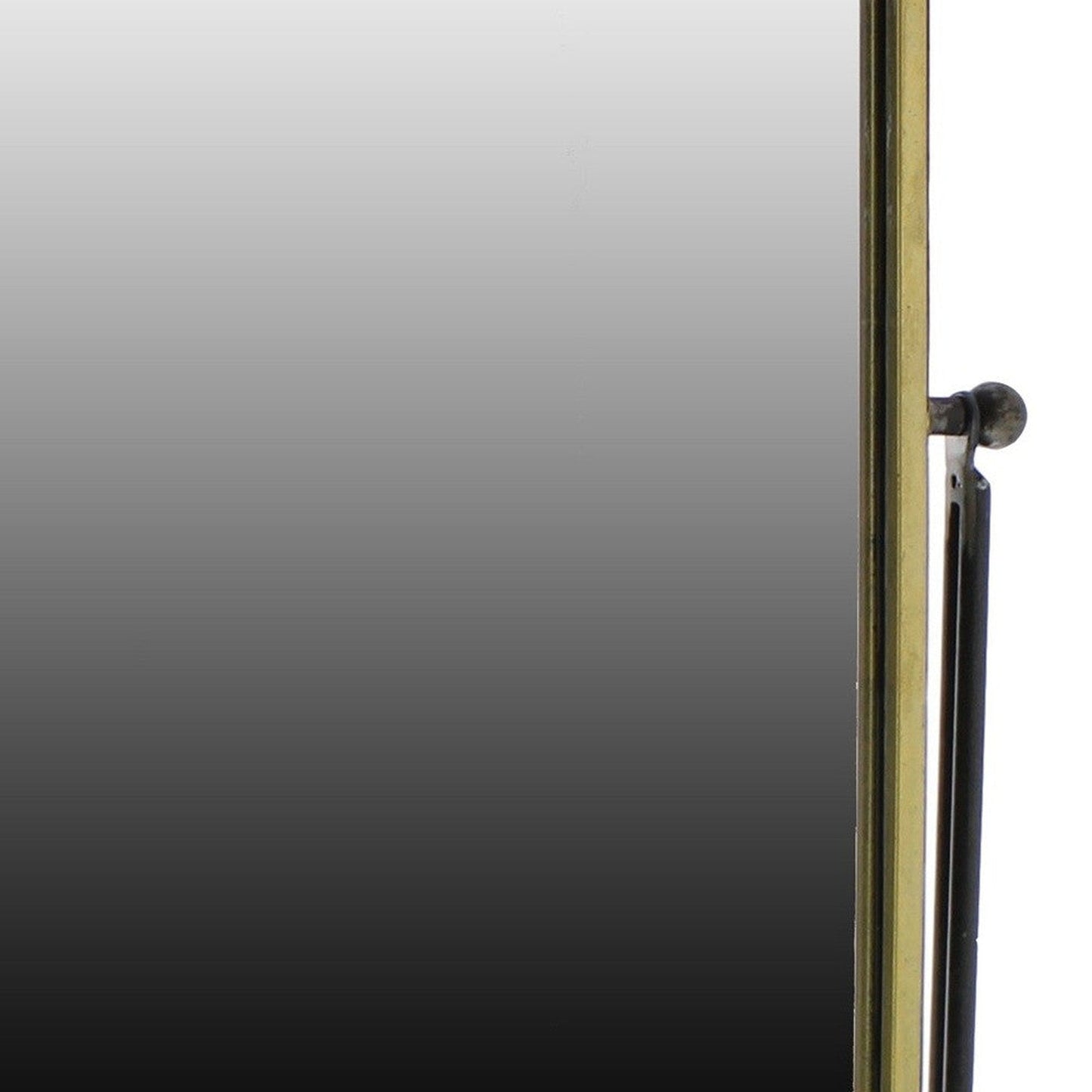 HomeRoots Rustic Goldtone Rectangular Vanity Mirror