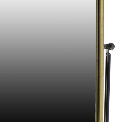 HomeRoots Rustic Goldtone Rectangular Vanity Mirror