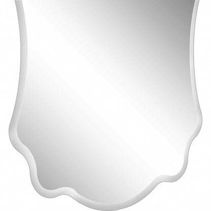 HomeRoots Scalloped Concave Glass Mirror