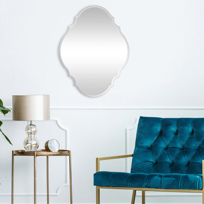 HomeRoots Scalloped Convex Glass Mirror