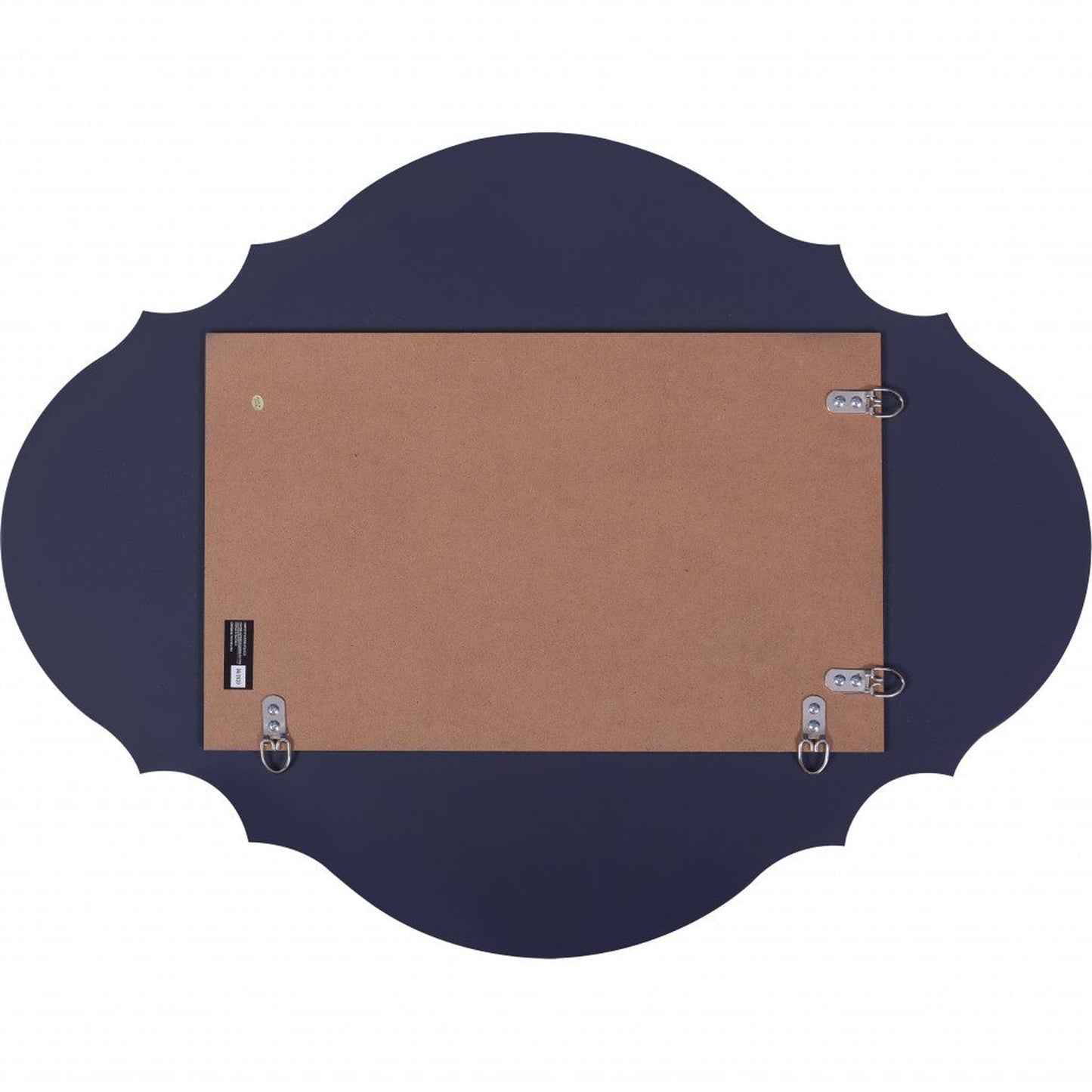 HomeRoots Scalloped Convex Glass Mirror