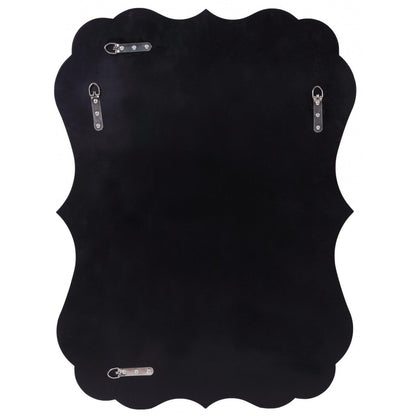 HomeRoots Scalloped Frameless Wall Mirror