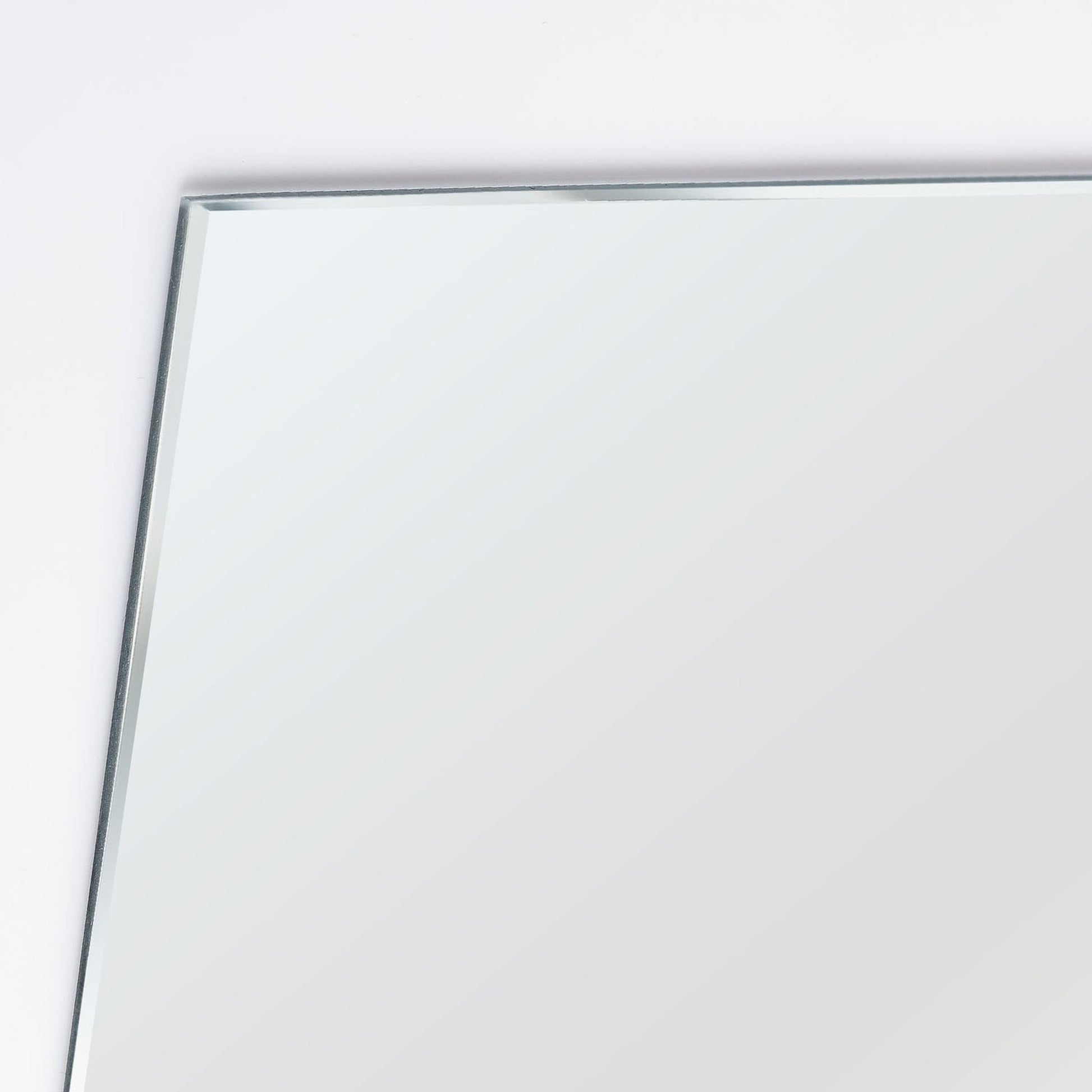 HomeRoots Set of Eight Modern Frameless Mirror Tiles