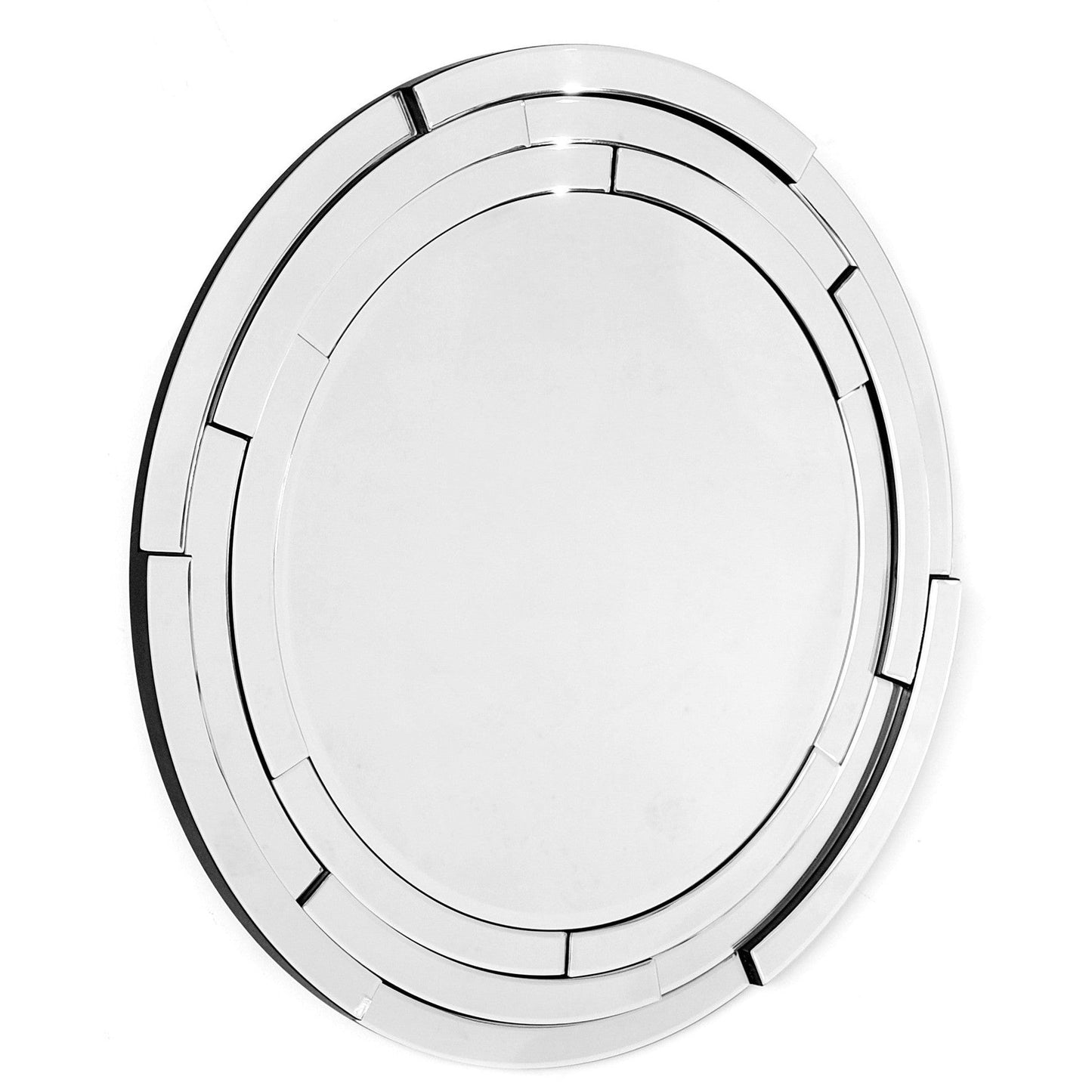 HomeRoots Silver 3D Framed Mirror