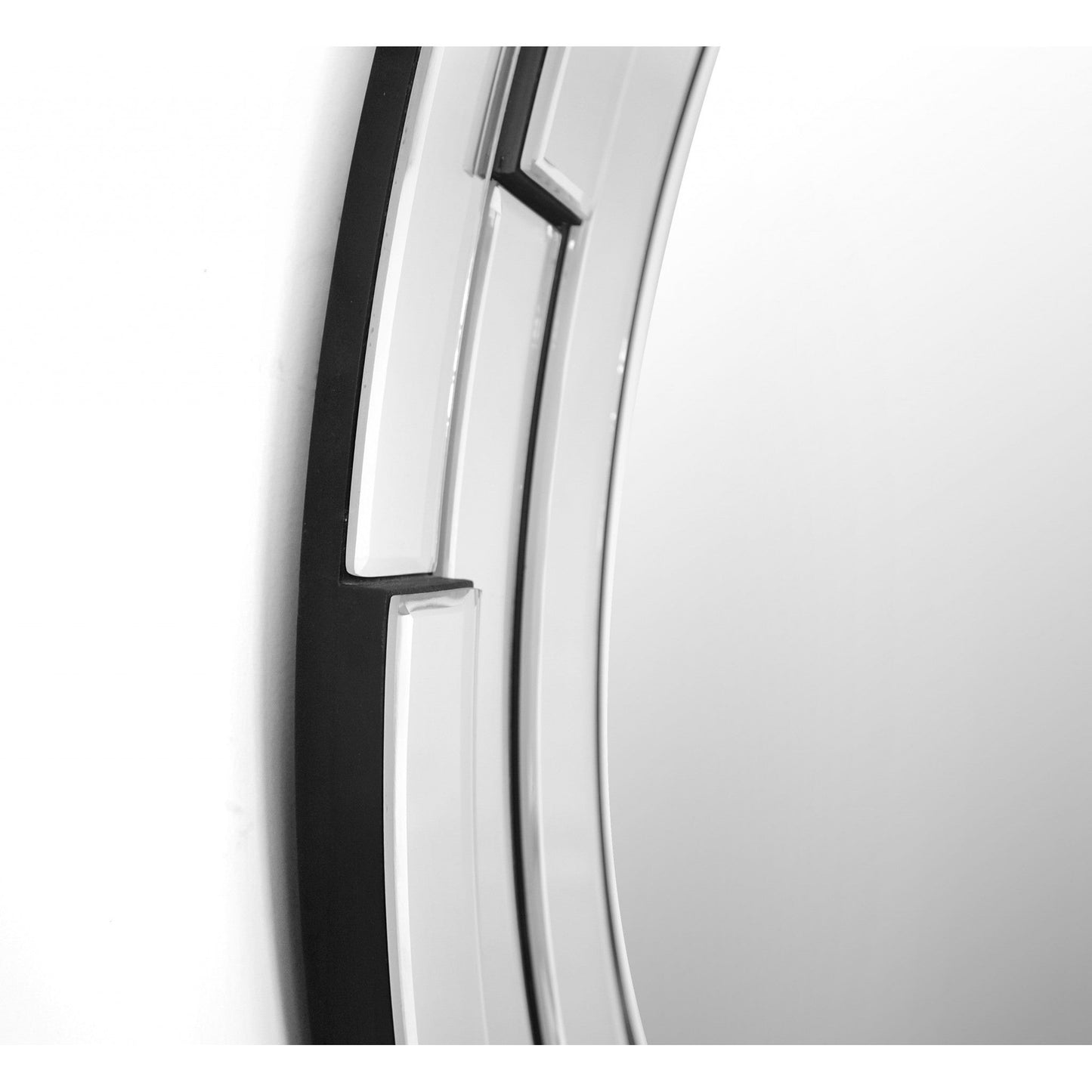 HomeRoots Silver 3D Framed Mirror