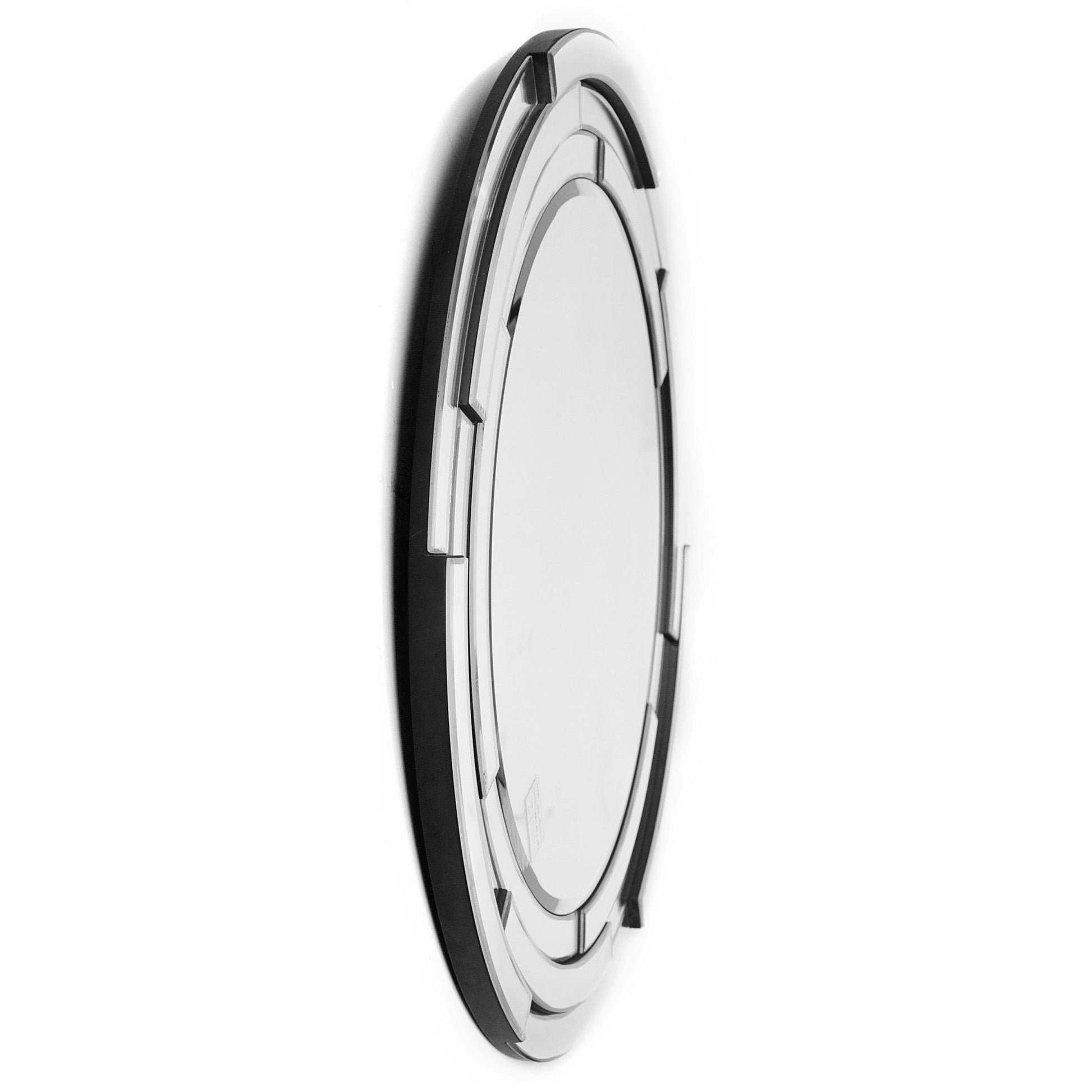HomeRoots Silver 3D Framed Mirror