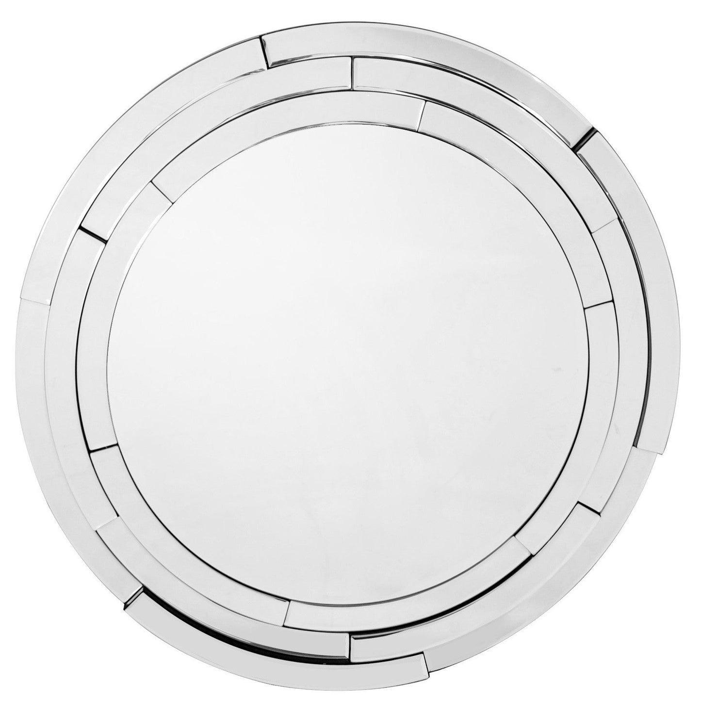 HomeRoots Silver 3D Framed Mirror