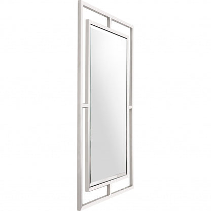 HomeRoots Silver Chic Rectangular Wall Mirror