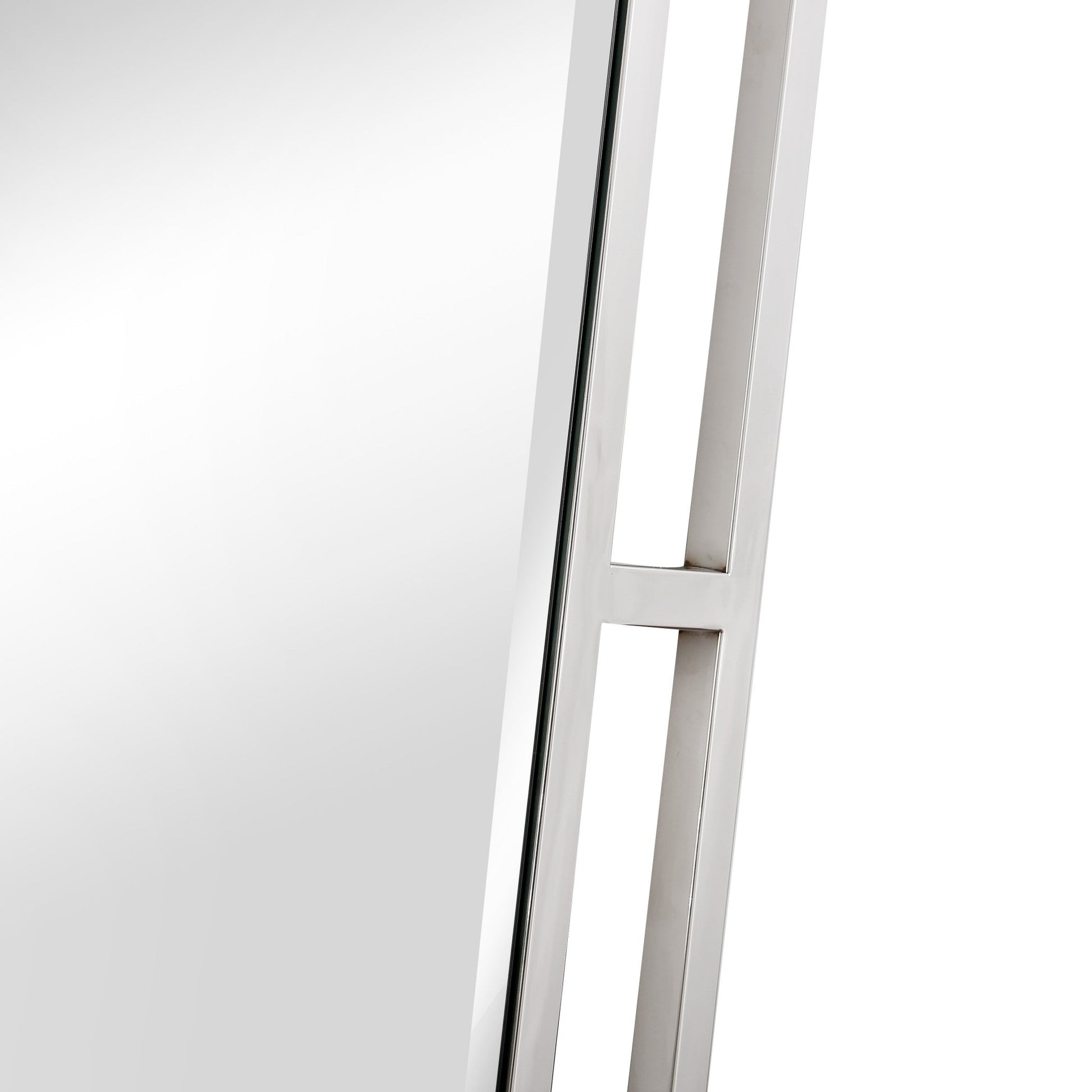 HomeRoots Silver Chic Rectangular Wall Mirror