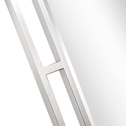 HomeRoots Silver Chic Rectangular Wall Mirror