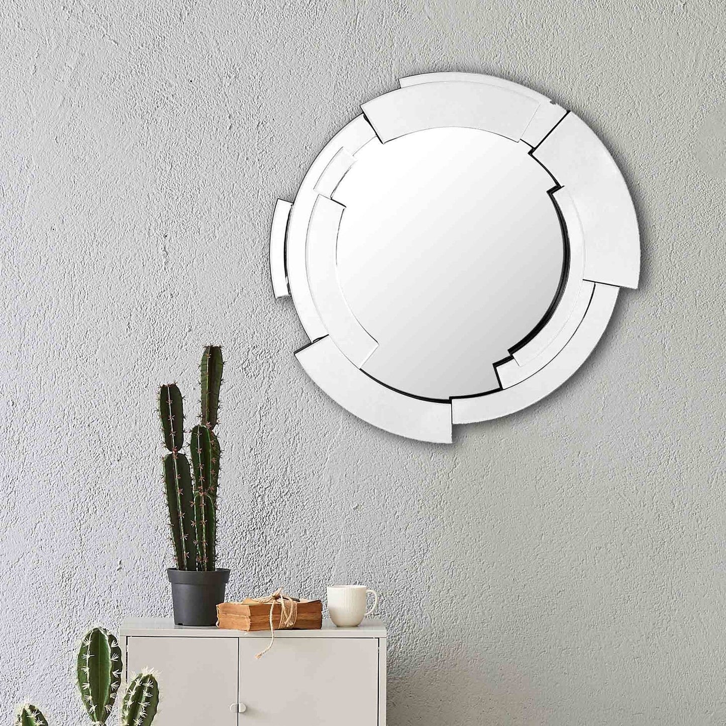 HomeRoots Silver Expanse Wall Mirror