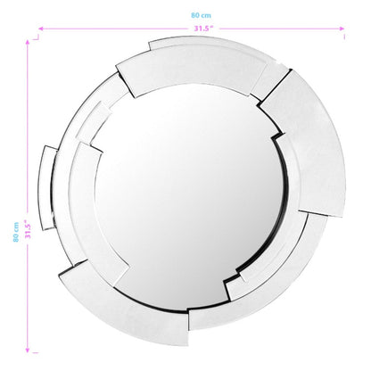 HomeRoots Silver Expanse Wall Mirror