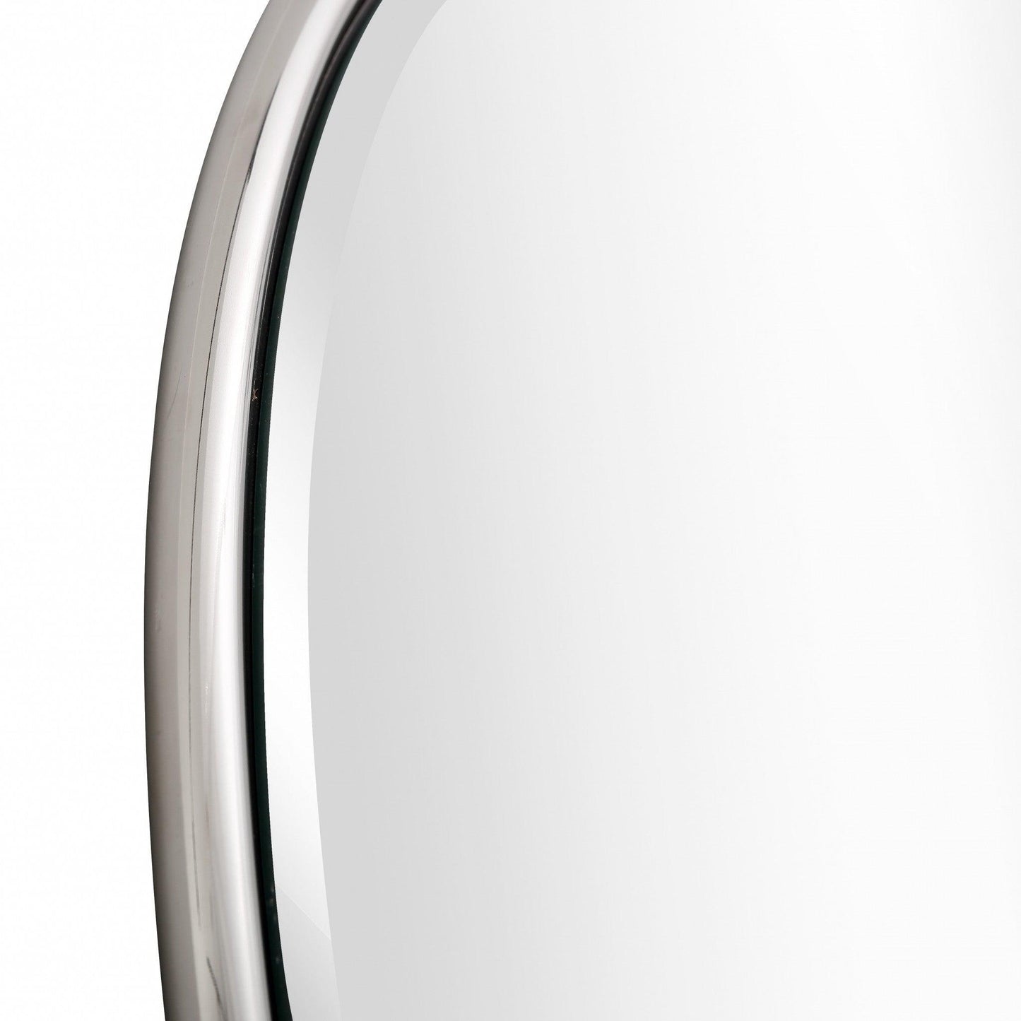 HomeRoots Silver Full Moon Wall Mirror