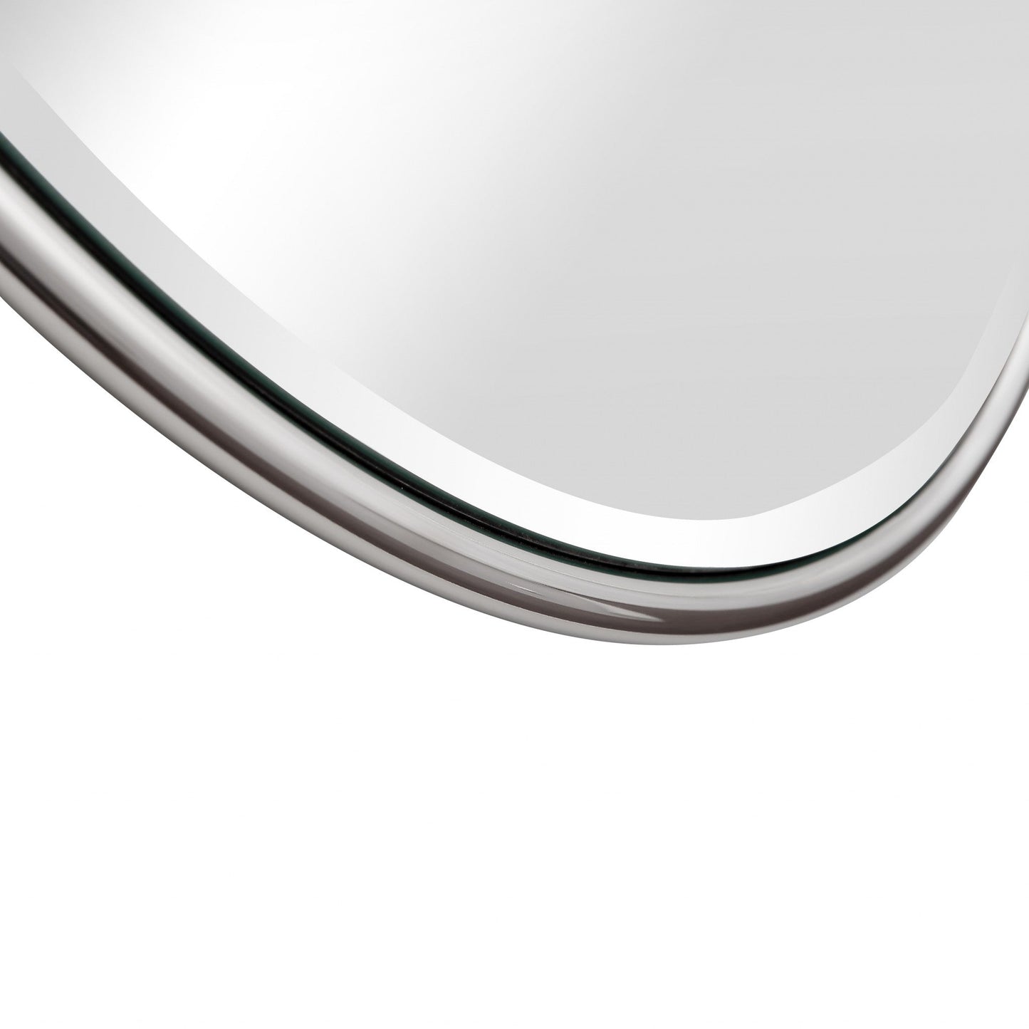 HomeRoots Silver Full Moon Wall Mirror