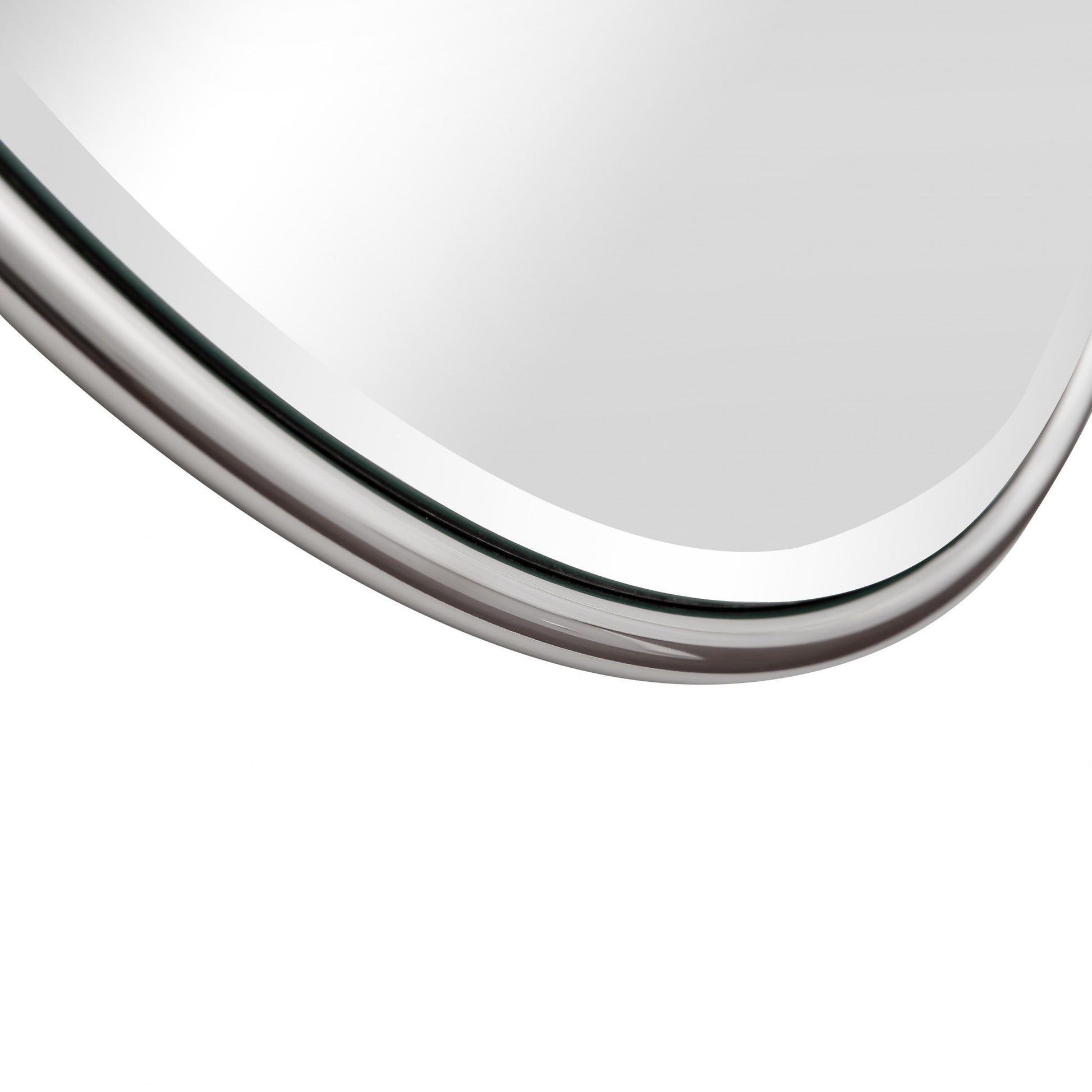 HomeRoots Silver Full Moon Wall Mirror