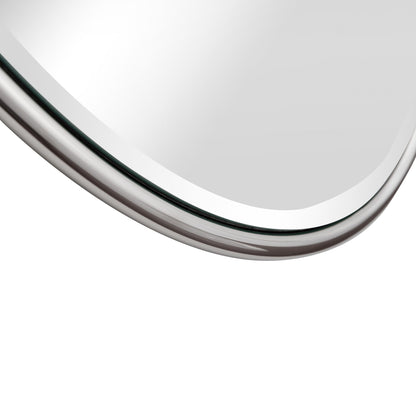 HomeRoots Silver Full Moon Wall Mirror