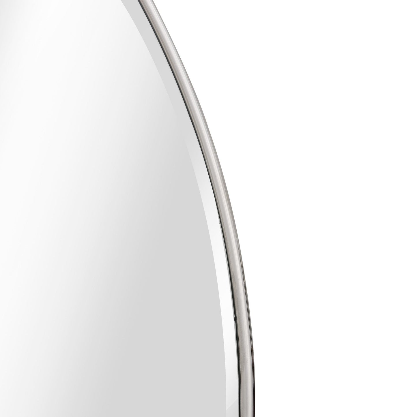 HomeRoots Silver Full Moon Wall Mirror
